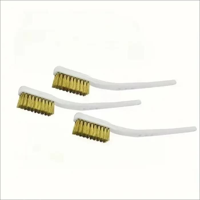 Mini jeu de brosses métalliques en laiton