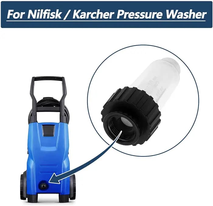 Filtre à eau de laveuse haute pression pour Karcher K2 K3 K4 K5 K6 K7 G 3/4 ''filtres à eau avec 2 noyaux
