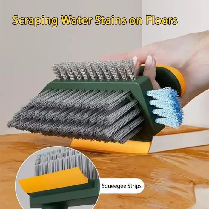 Brosse à raclette 4 en 1 pour outil de nettoyage des rainures