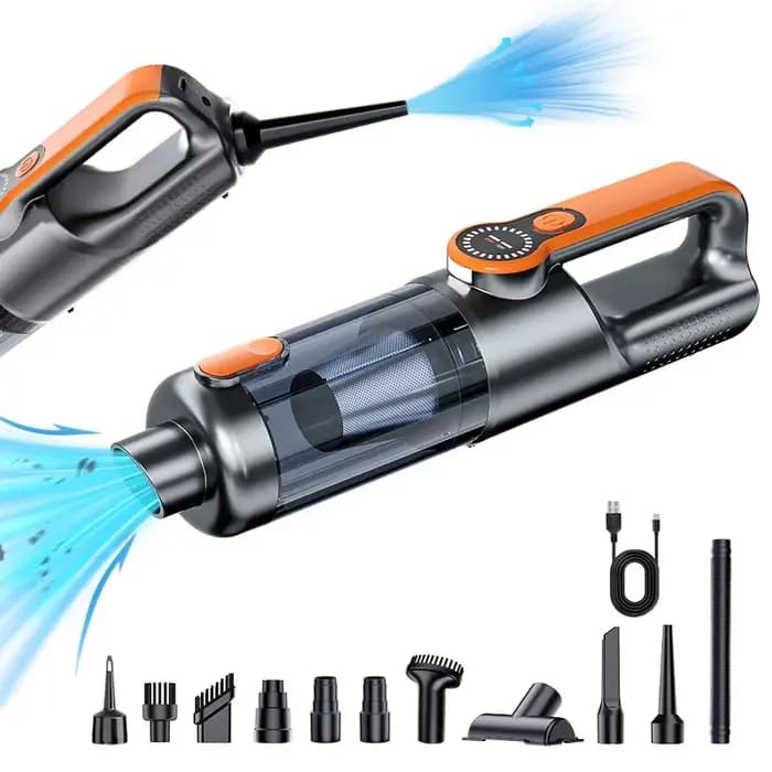 Aspirateur de voiture portable sans fil, éjection de la poussière à un bouton, haute puissance, mini aspirateur portatif, aspiration extra forte et léger