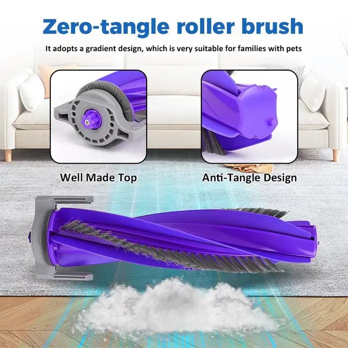 Brosse principale pour aspirateur robot Narwal Freo X Ultra/Freo X Plus/Freo Z Ultra/Narwal Flow/J4/Lite/J5/J5X/J6