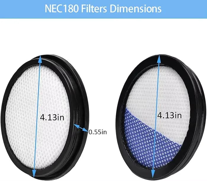 Filtre Eureka pour aspirateur balai sans fil RapidClean Pro NEC180 NEC185 NEC186 NEC190