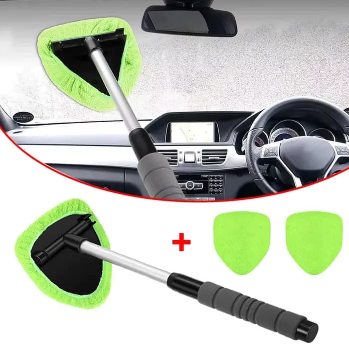 Ensemble de brosses de nettoyage de pare-brise de fenêtre de voiture télescopique