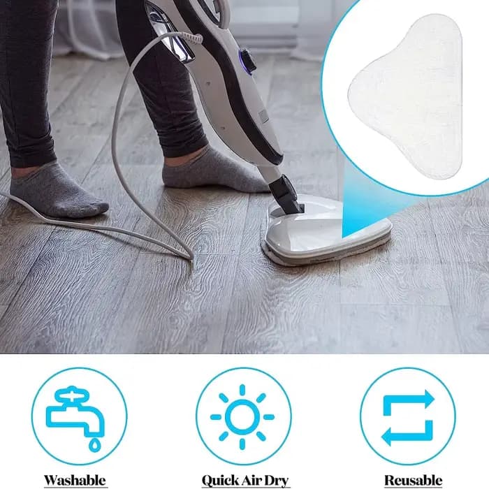 Tampon en tissu microfibre pour vadrouille à vapeur de remplacement