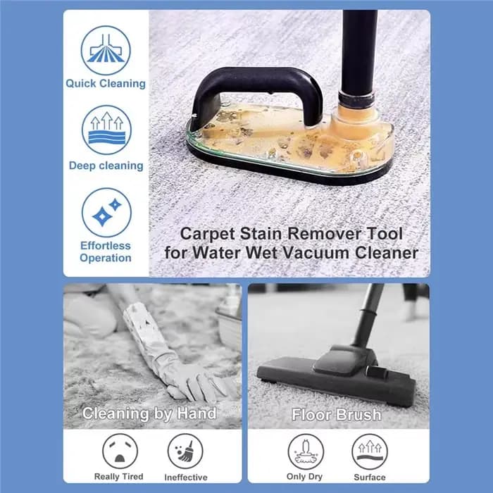 Extracteur de taches portable BSEVB pour tapis et moquettes – Outil de nettoyage pour aspirateurs humides et secs –