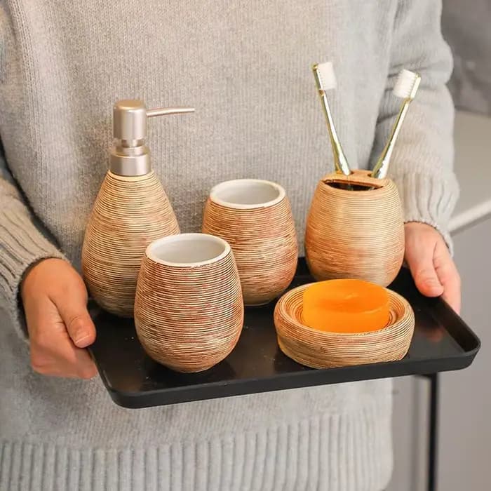 HOCeramic-Ensemble de bouteilles distributrices de shampoing
