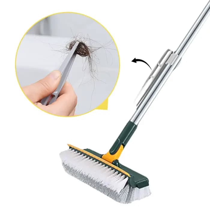 Brosse à récurer les sols 3 en 1 180 °