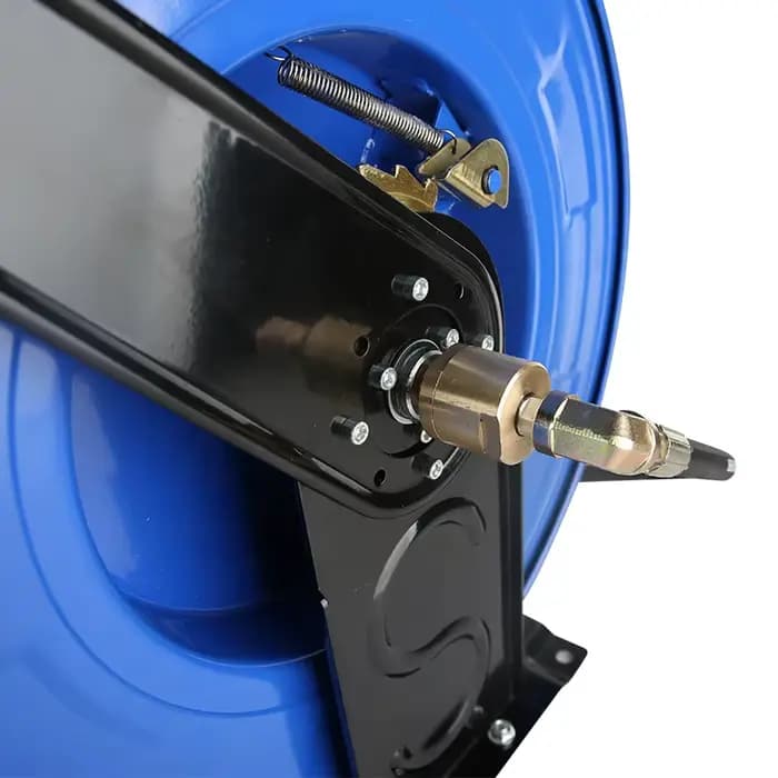 Enrouleur de tuyau de nettoyeur haute pression extérieur télescopique automatique de 66 pieds 5000 psi 20m
