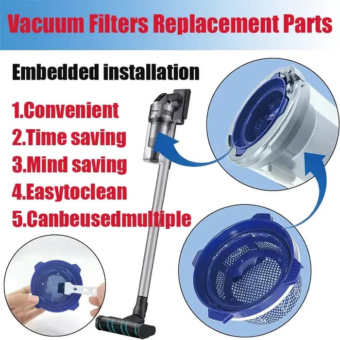 Filtres HEPA pour aspirateur Samsung Jet 60 / Jet 70 / Jet 75 / Jet 75+ / Jet 90