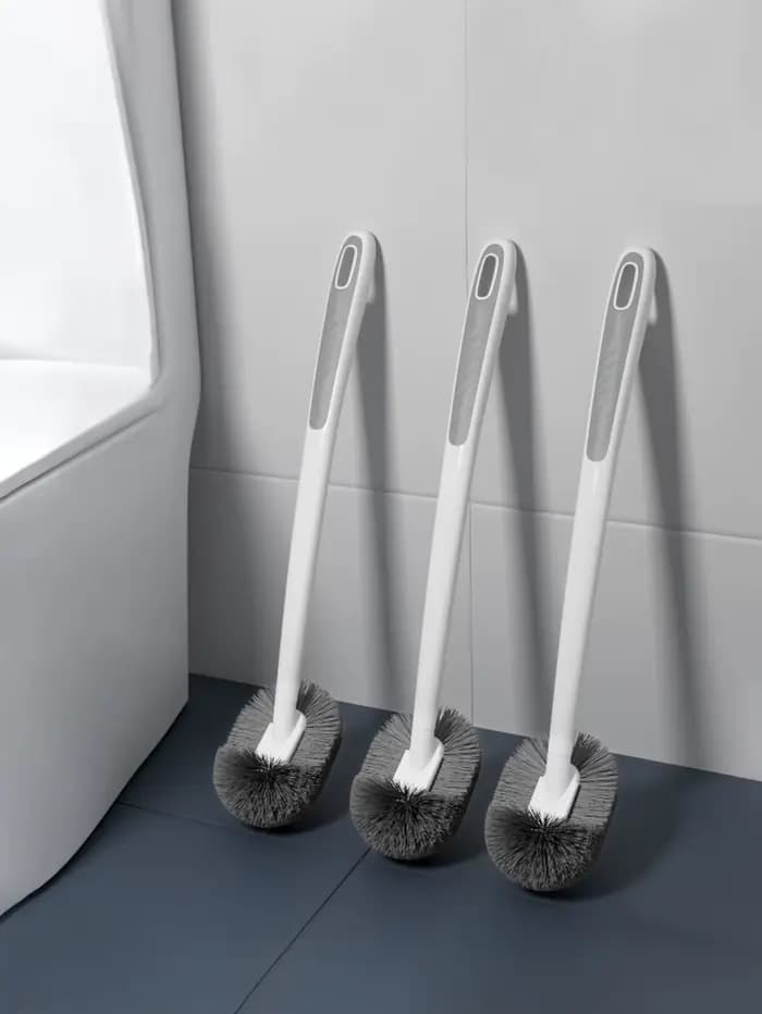 Brosse de toilette domestique sans coins morts