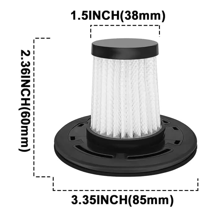 Élément filtrant pour aspirateur sans fil, filtre de nettoyage humide et sec, aspirateur à main, accessoires lavables, filtre de remplacement