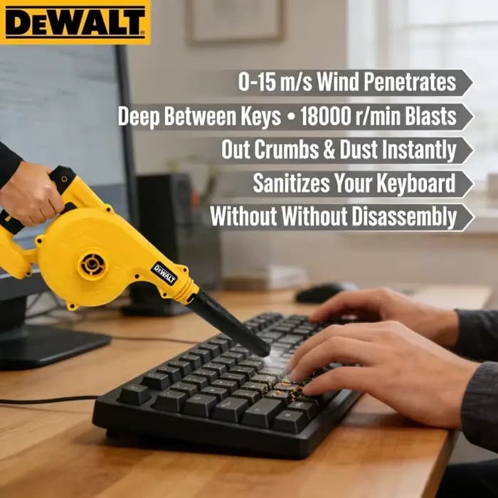 Outil de nettoyage de jardin ultime Dewalt ! Souffleur et aspirateur de feuilles sans fil 2-en-1