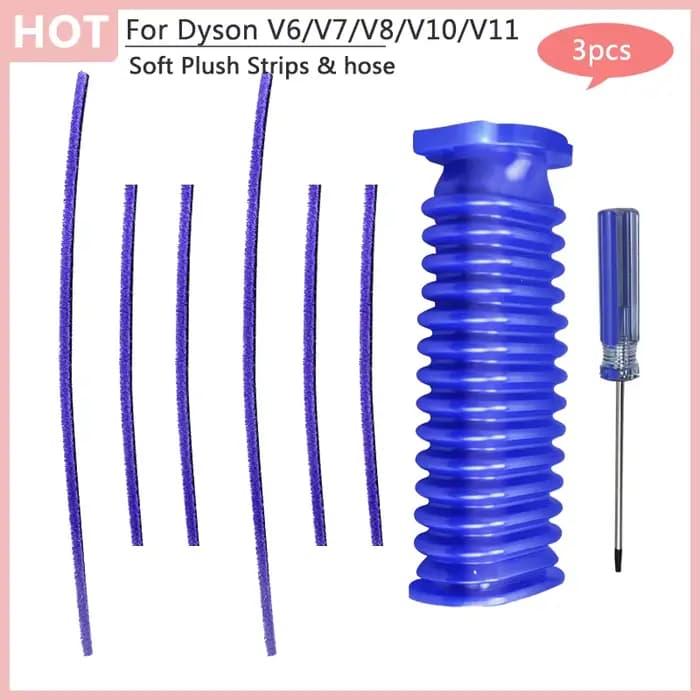 Pour Dyson V6 V7 V8 V10 V11 produits Robot aspirateur brosse de sol tuyau bandes de velours doux accessoires d'appareils ménagers