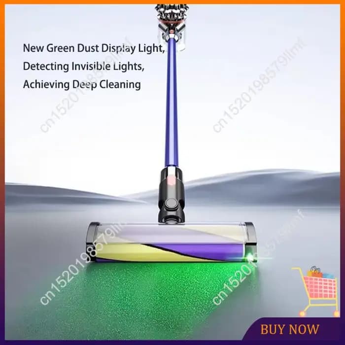 Fixation d'aspirateur de sol en bois dur pour tête de brosse à rouleau souple Dyson V7 V8 V10 V11 V15 avec lumière