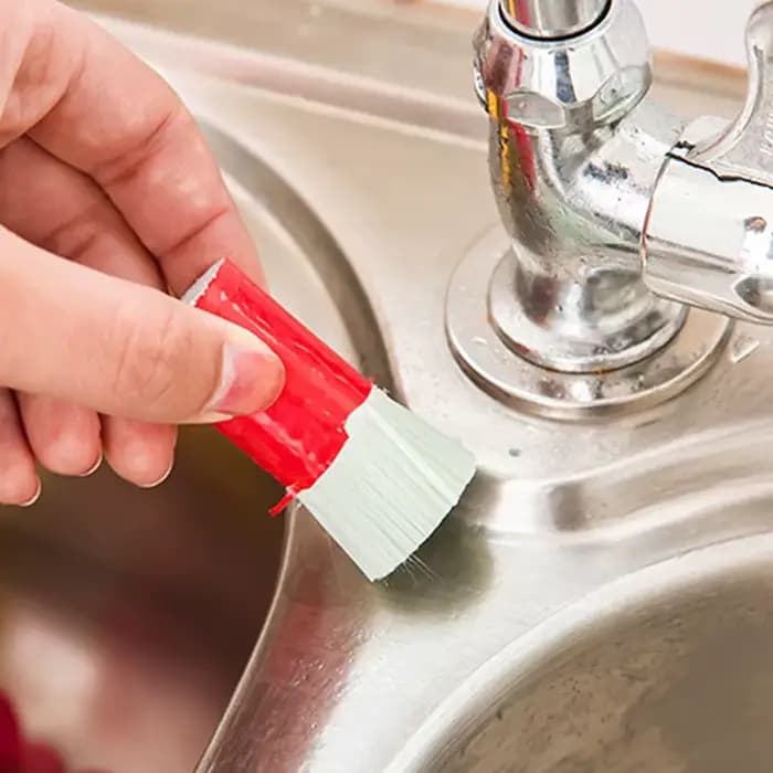 Brosse de nettoyage de poêle en acier inoxydable