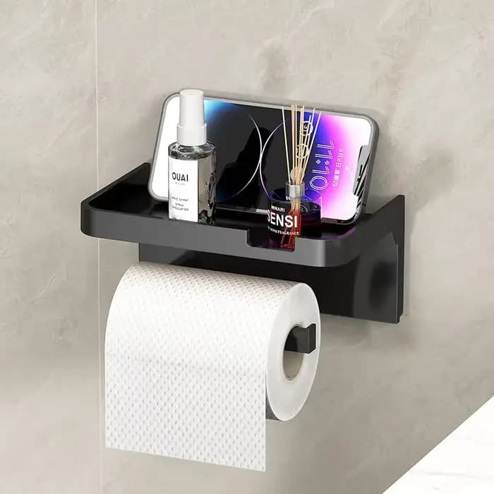 Porte-papier hygiénique facile à installer