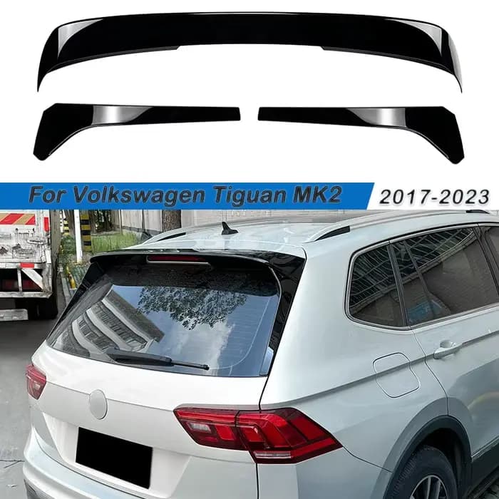 Pour Volkswagen Tiguan MK2 2017-2023 Look R-Line Aileron arrière supérieur fixe pour voiture, modification extérieure, accessoire auto