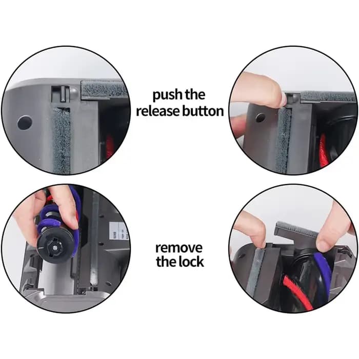 Tête de livre à entraînement direct compatible avec Dyson