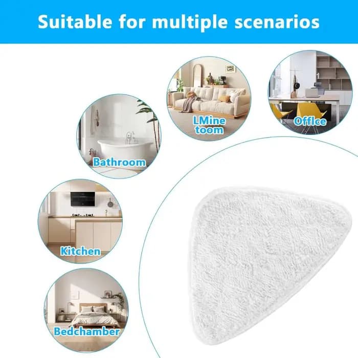 Tampons de rechange pour nettoyeur vapeur Vileda Steam Mop Plus