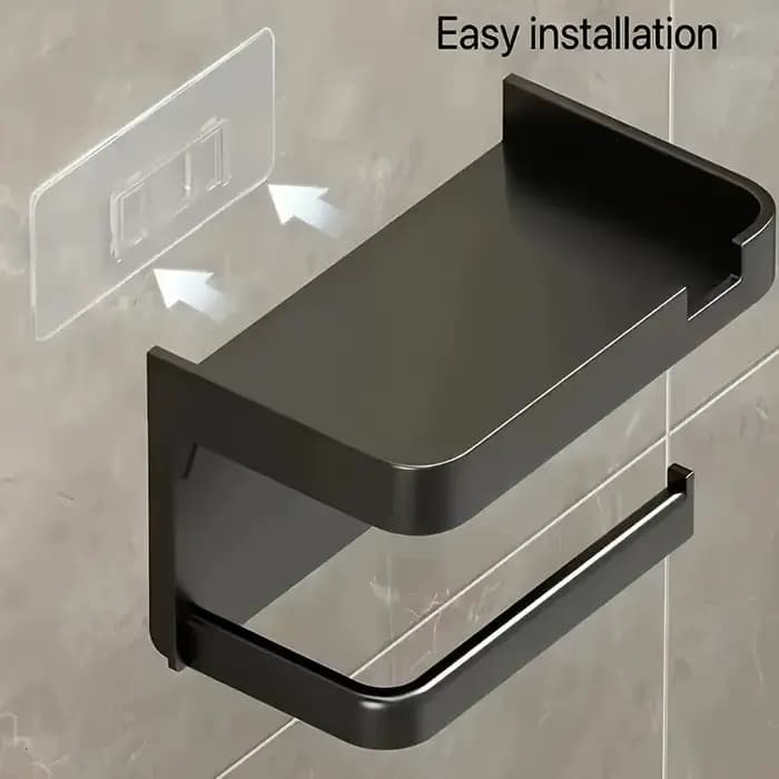 Porte-papier hygiénique facile à installer – Organisateur mural