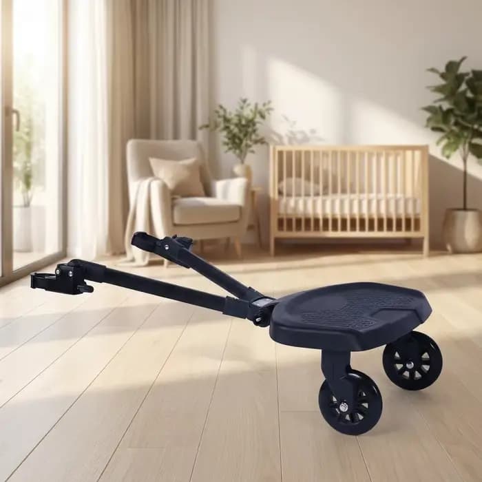 Planche universelle pour poussette avec siège amovible, accessoire de pédale debout pour deuxième enfant, Double siège