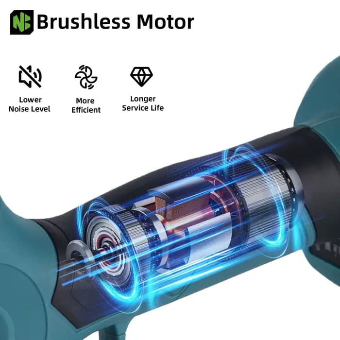 NEWBENY aspirateur électrique efficace sans fil intérieur outils de nettoyage ménager pour Makita 18-21V batterie broche