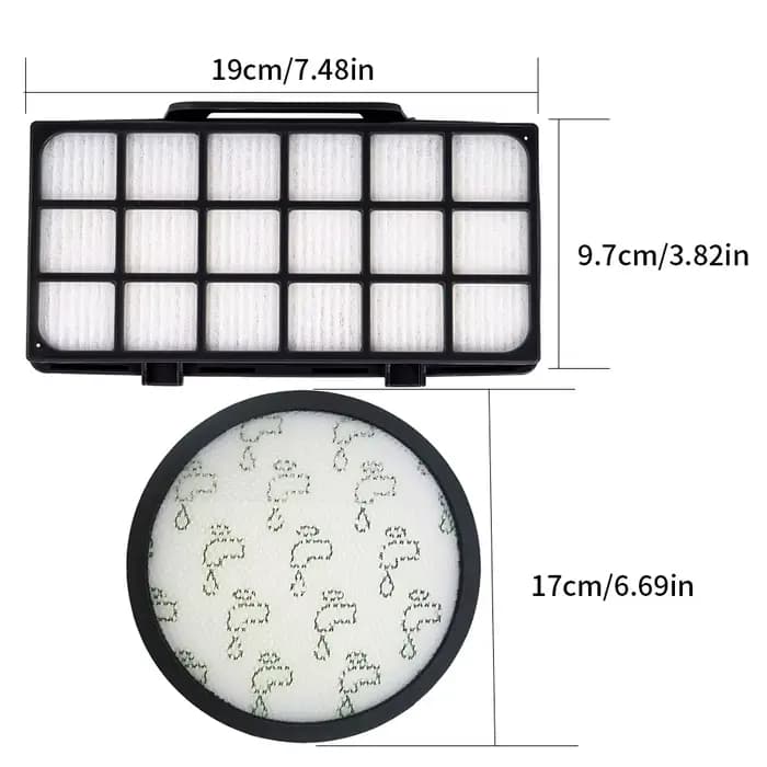 Kit de pièces pour aspirateur Rowenta HEPA Tefal X-Trem Tw7647ea RO7623 RO7634 RO76