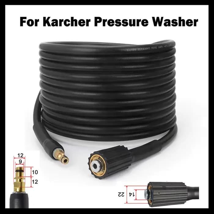 Tuyau de nettoyage haute pression pour nettoyeur haute pression Karcher, Nilfisk, STIHL, Gerni, HUSQVARNA