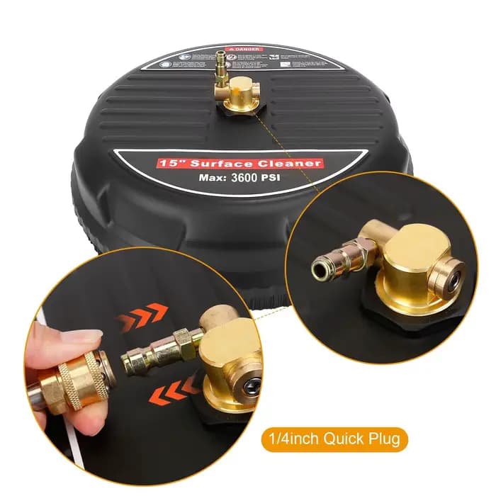 2500/3600 PSI 13/15 pouces nettoyeur haute pression Surface sol