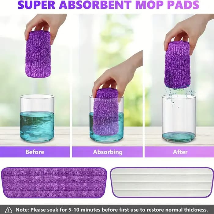 Nettoyage puissant avec tampons à Jet humide Swiffer