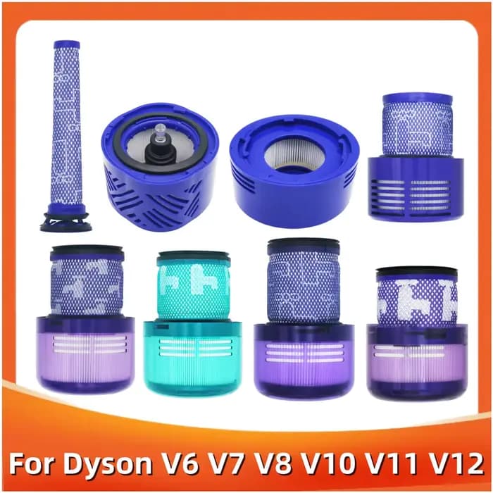 Filtre à poussière HEPA pour aspirateur à main sans fil Dyson V6 V7 V8 V10 V11 V12 SV12 SV14 SV18 Slim DC toutes séries
