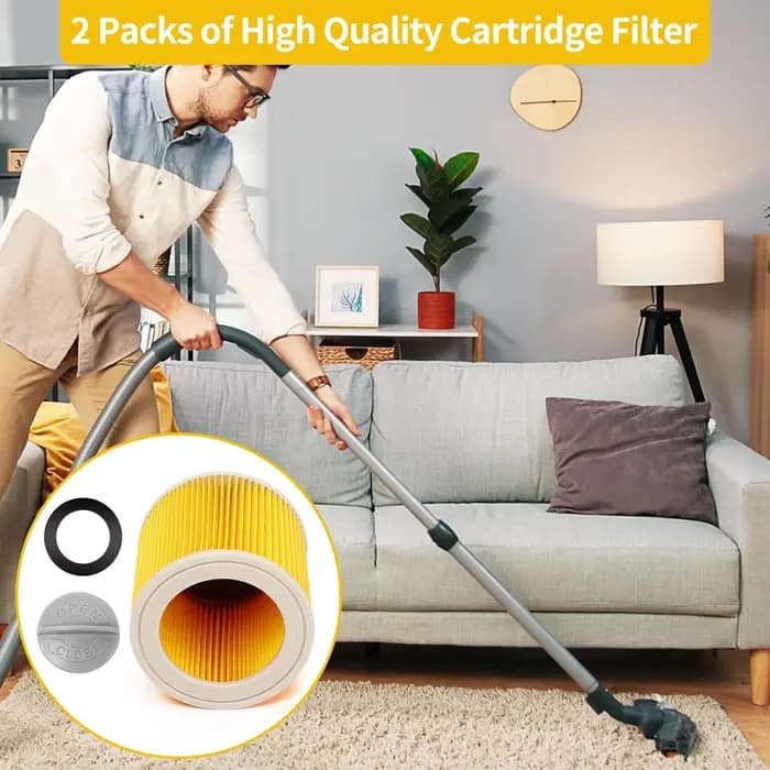 Filtre HEPA pour aspirateur Karcher WD Wwiches WD3 WD1 MV3 MV2