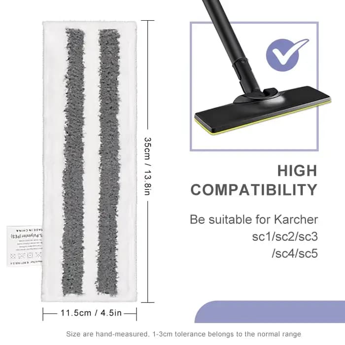 Tampon de rechange pour aspirateur Karcher SC1 SC2 SC3 SC4 SC5