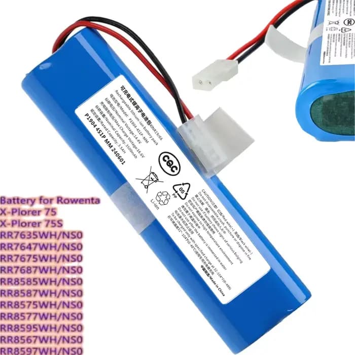 Batterie d'aspirateur Robot 3500mAh pour Rowenta x-plorer 75