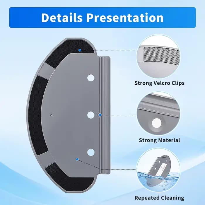 Support de serpillière à ventouse pour robot aspirateur Ecovacs Deebot T5 T5 Max N5 N8 Ozmo 920 950 DV35 DJ65 DX33 DX55 DX65 DX96