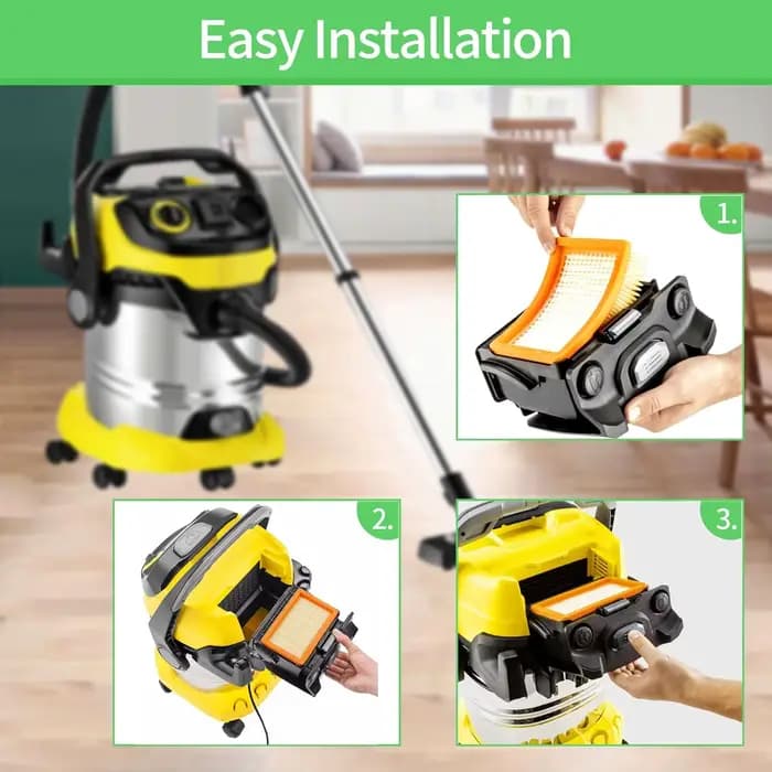 Filtre pour Aspirateur Karcher WD4 WD5 WD6 MV4 MV5 MV6