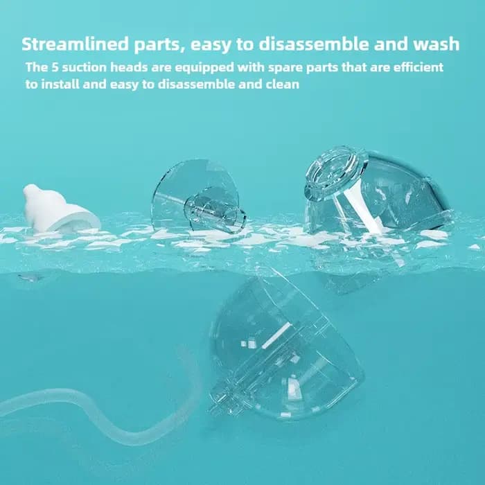 Nettoyeur nasal électrique avec musique et lumière douce, aspirateur nasal électrique puissant rechargeable pour nourrissons