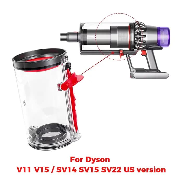Grand bac à poussière pour aspirateur Dyson V11 V15 / SV14 SV15 SV22