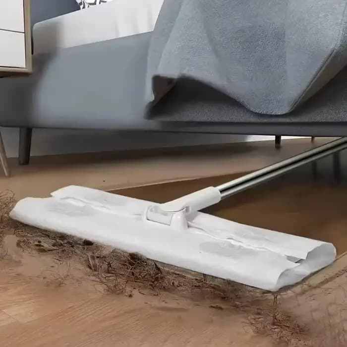 360 ° Serpillères plates avec nettoyage sans effort avec tampon de vadrouille jetable