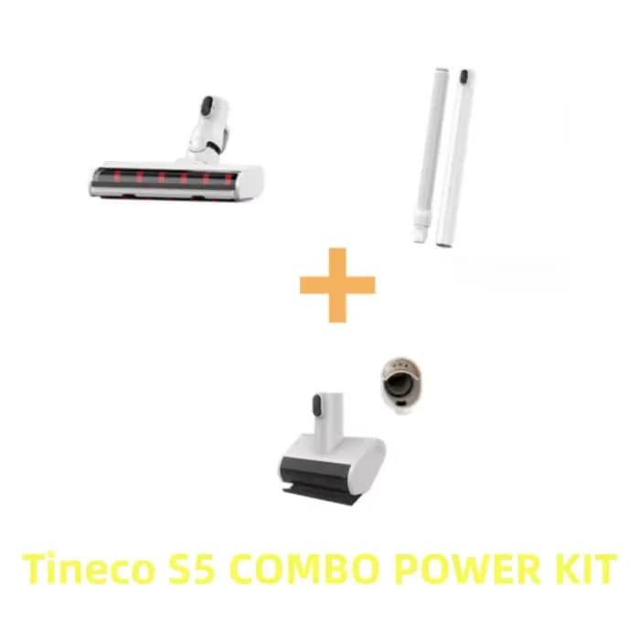 Le kit d'alimentation d'origine pour le package COMBO Tineco S5 comprend (tête de brosse électrique