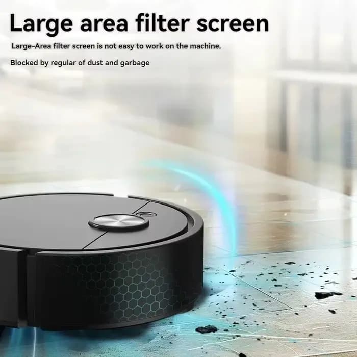 Robot Aspirateur Intelligent 3-en-1 avec Fonction Serpillière