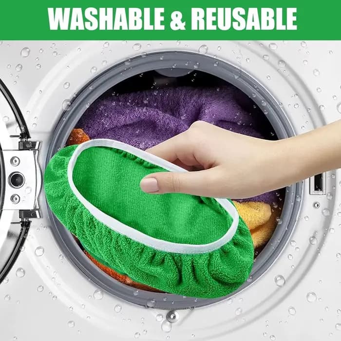 Tampons de vadrouille réutilisables en microfibre