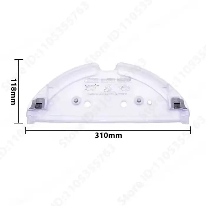 Accessoires pour aspirateur Roborock S5 MAX S50 MAX S55 MAX S6 MAXV : filtre HEPA, brosse latérale principale, réservoir d'eau, plateau, serpillière, boîte à poussière