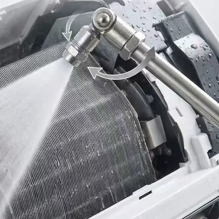 Lance de nettoyage haute pression universelle avec buse rotative pour climatiseur