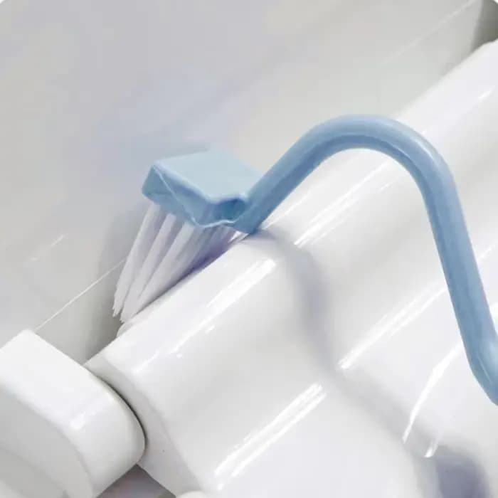 Brosse de nettoyage de toilettes en forme de S