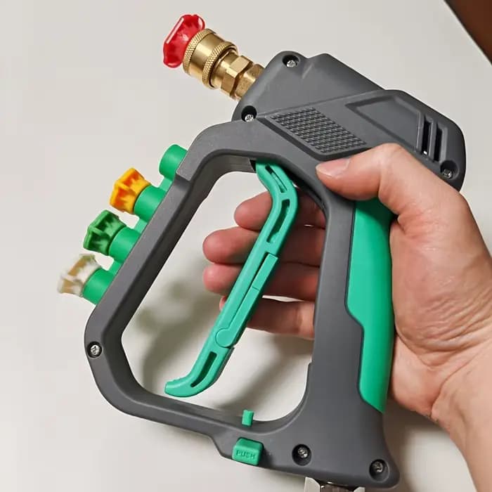 Pistolet de lavage haute pression avec 4 buses colorées