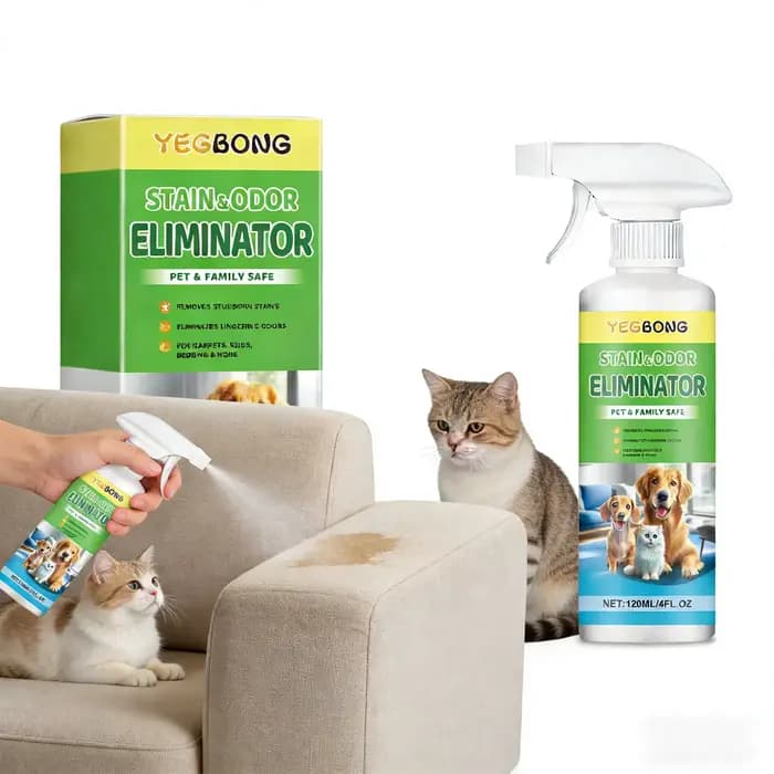 Détachant pour taches d'animaux