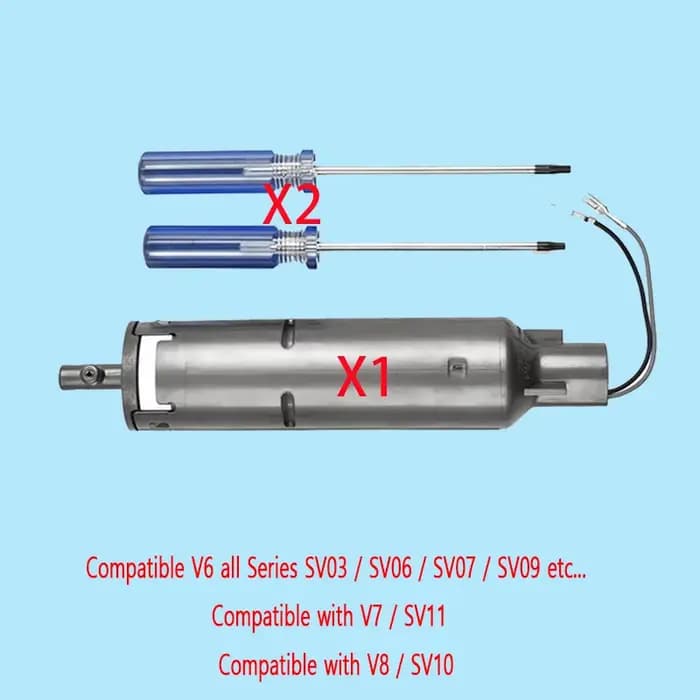 Motrices d’origine 20W pour Dyson V6 V7 V8 SV03 SV06 SV07 SV09 SV10 SV11 Aspirateur Accessoires de tête de brosse douce