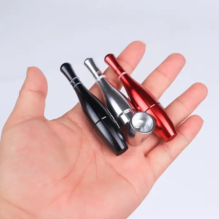 Accessoire pour fumer en forme de boule de Bowling, cadeau de vacances Portable en métal détachable