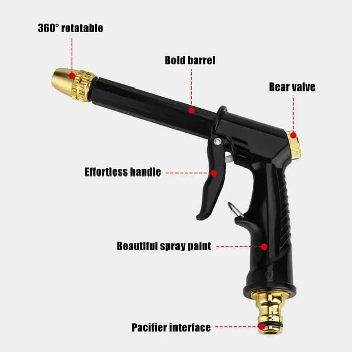 Pistolet de lavage à haute pression réglable